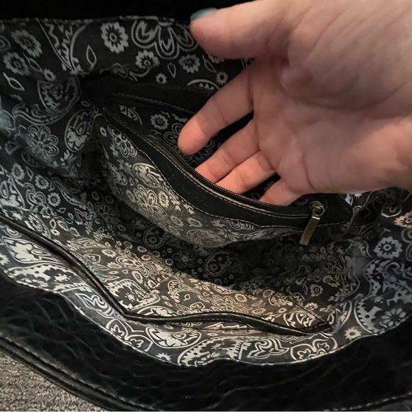 EUC - Bandana by American West Guns & Roses Tote Gray + Black Concealed Carry - Picture 7 of 15